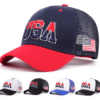 USA Flag Embroidered Mesh Cap – Streetwear Hip Hop Baseball Hat