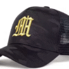 Fashion “M” Letter Camo Embroidered Baseball Cap – Adjustable Streetwear Hat