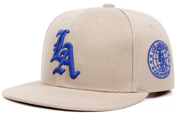 2025 LA Letter Street Flat Brim Cap – Skate & Hip Hop Style