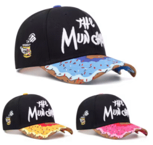 2025 THE Donut Embroidered Streetwear Cap – Hip Hop Skate Style