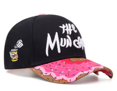 2025 THE Donut Embroidered Streetwear Cap – Hip Hop Skate Style