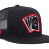 Poker “A's” Flat Brim Mesh NET Cap – Unisex Streetwear