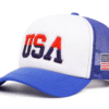 USA Flag Embroidered Mesh Cap – Streetwear Hip Hop Baseball Hat