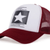 Pentagram Embroidered Breathable Mesh Baseball Cap – Unisex Streetwear Hat