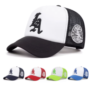 LA Side Embroidered Breathable Mesh Cap – Hip Hop Baseball Hat