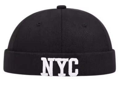 Rose Flame Embroidered Dome Hat